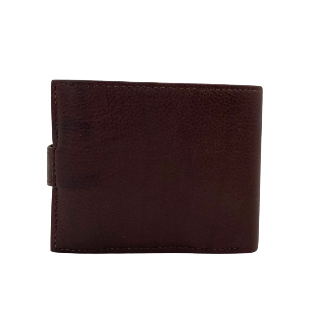 Mens Genuine Leather Mens wallet Leather Lined Bi fold Wallet For Men # JD 2007