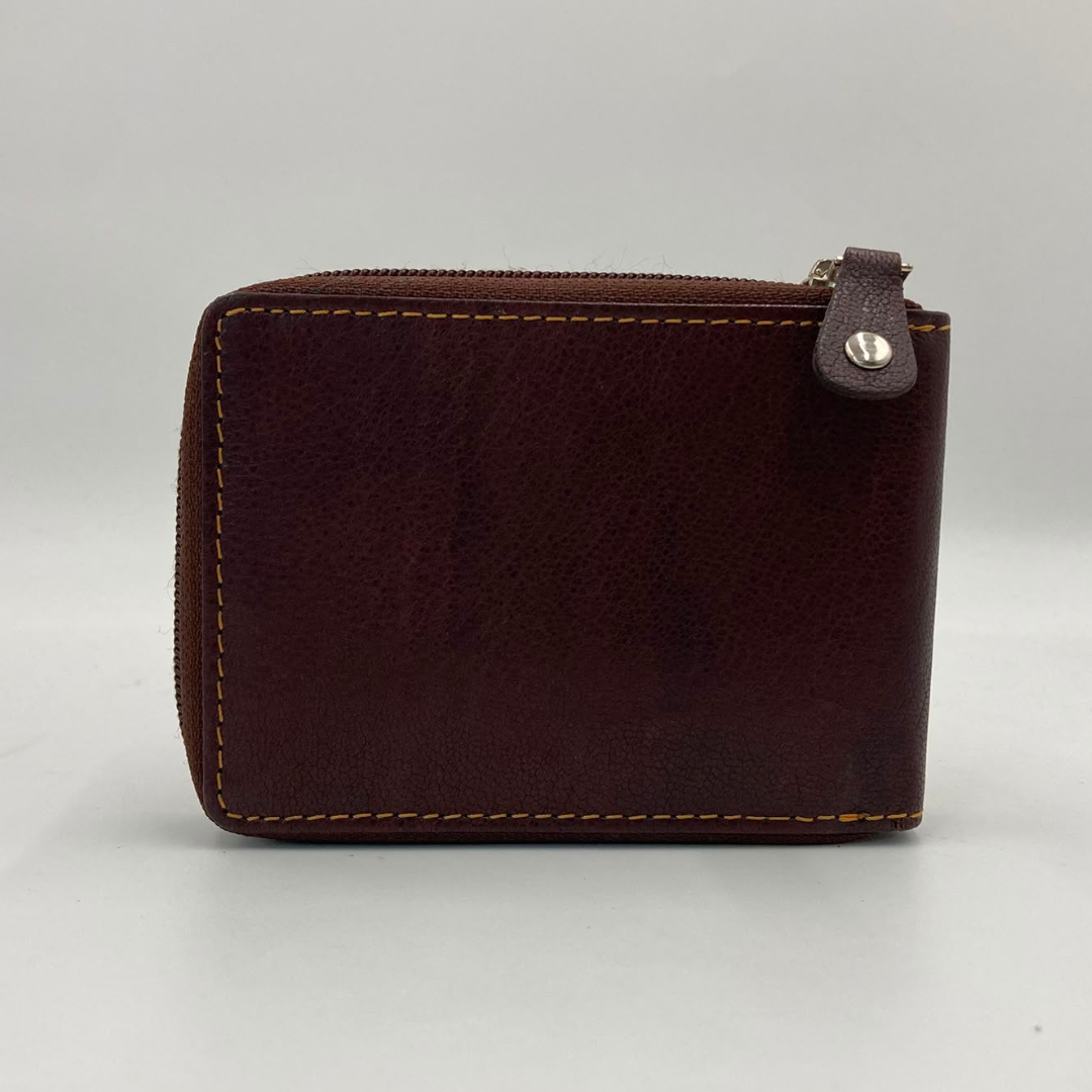 Fullzip leather mens Wallet #1756Z