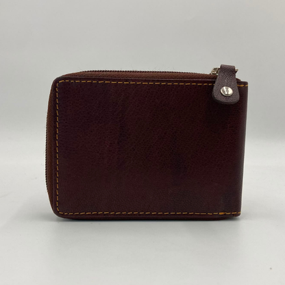 Fullzip leather mens Wallet #1756Z