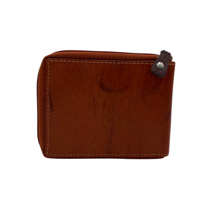 Fullzip leather mens Wallet #1406CZ