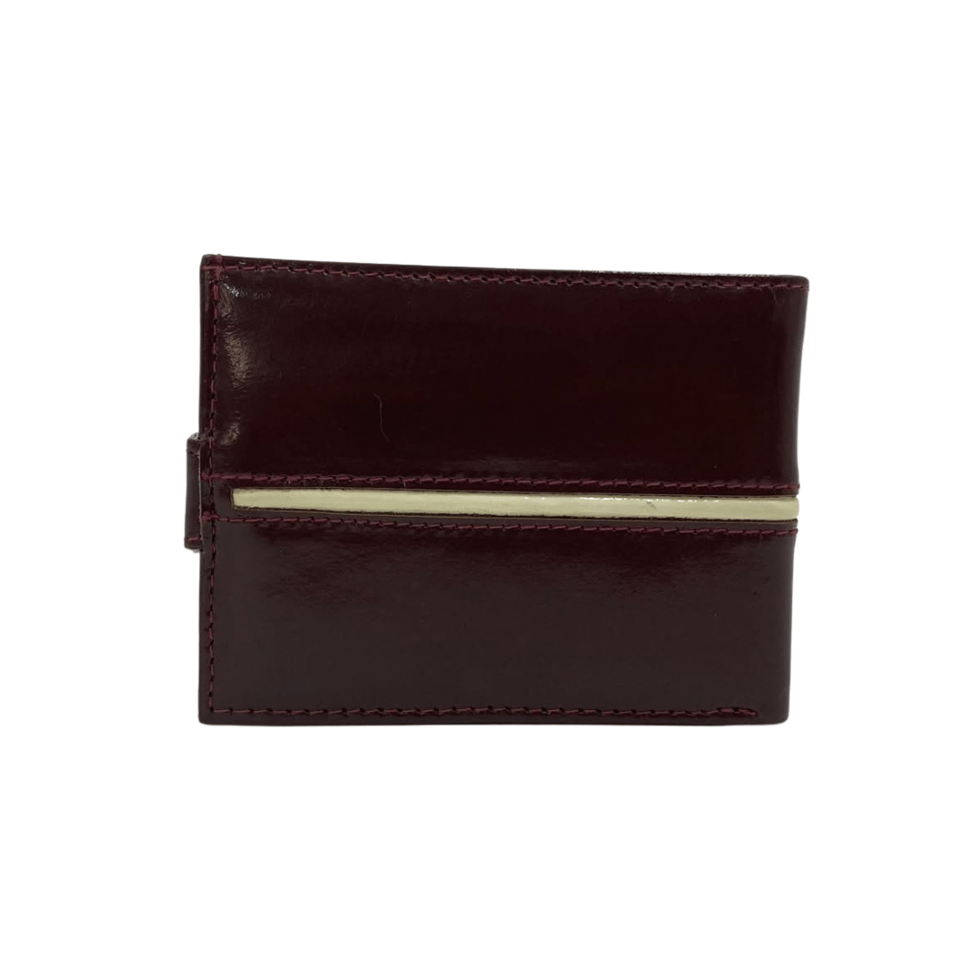 Classic Men's Waterproof Bifold Leather Wallet with Flip ID Window # 892L (C.L.)