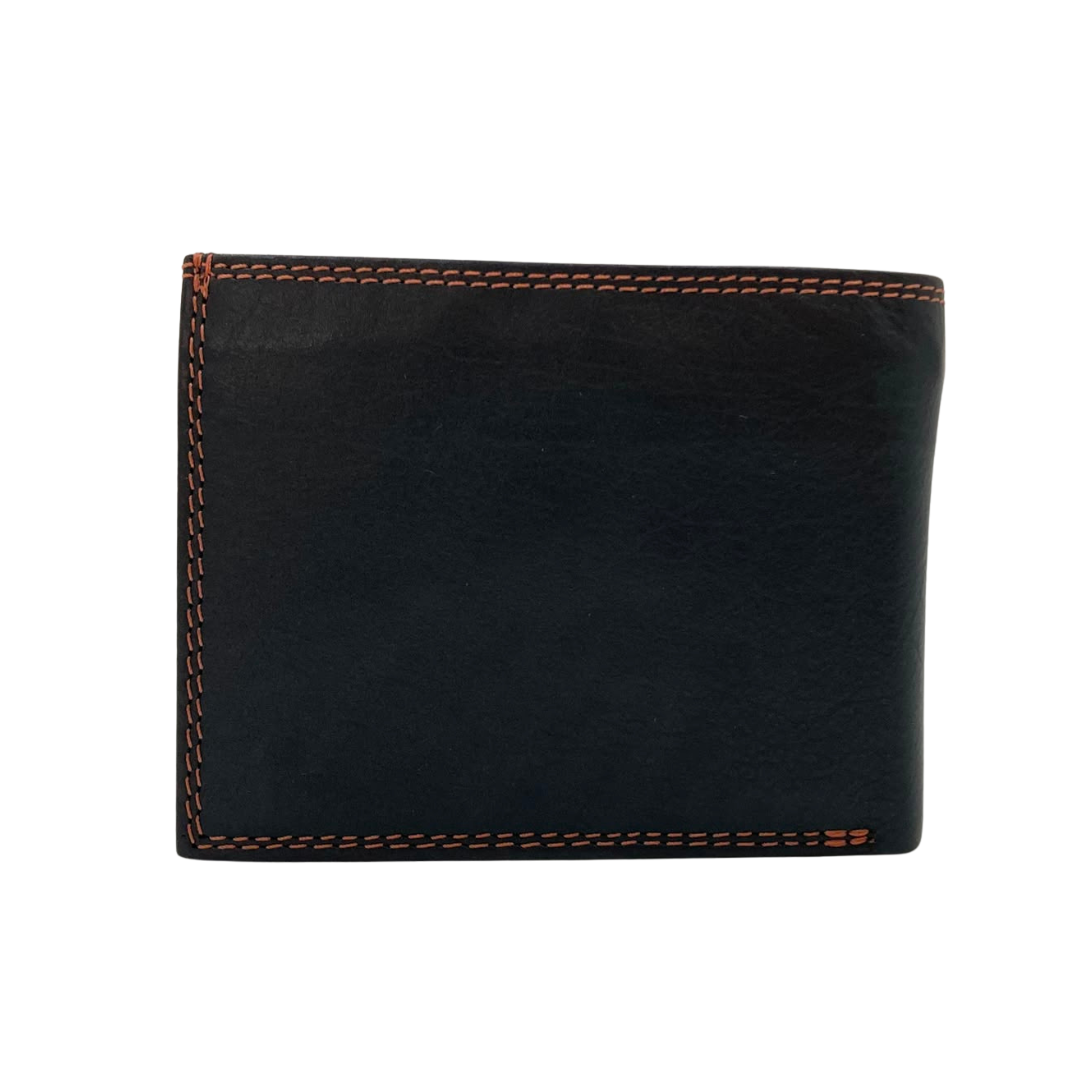 Antq, Smooth Leather Wallet With Inside Leather Lining # 1890C