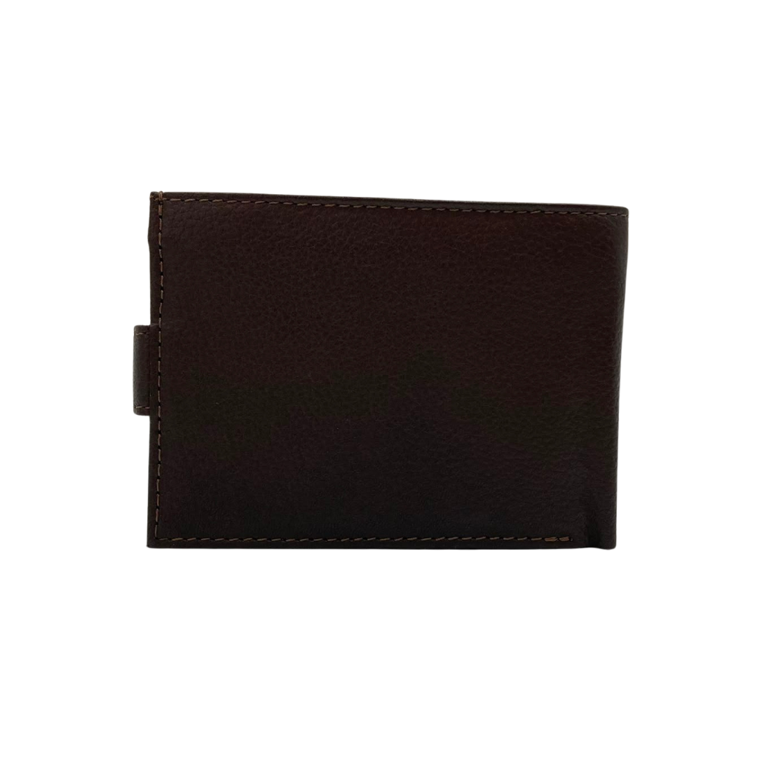 Antq, Smooth Leather Wallet With Inside Leather Lining # 1888L