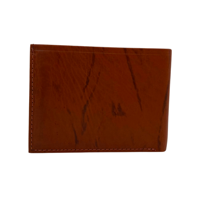 Mens Genuine Leather Mens wallet Leather Lined Bi fold Wallet For Men # 1013