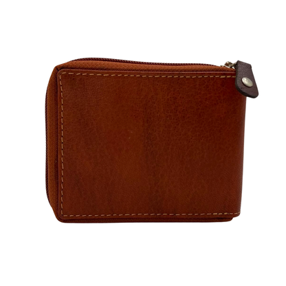 Fullzip leather mens Wallet #983AZ