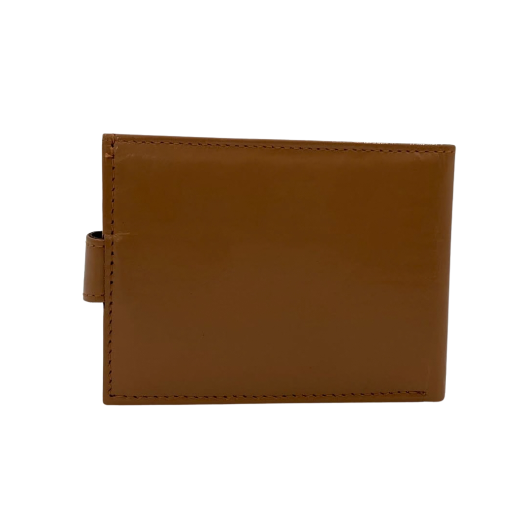 Classic Men's Waterproof Bifold Leather Wallet with Flip ID Window #892L