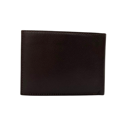 Antq, Smooth Leather Wallet With Inside Leather Lining # 1888
