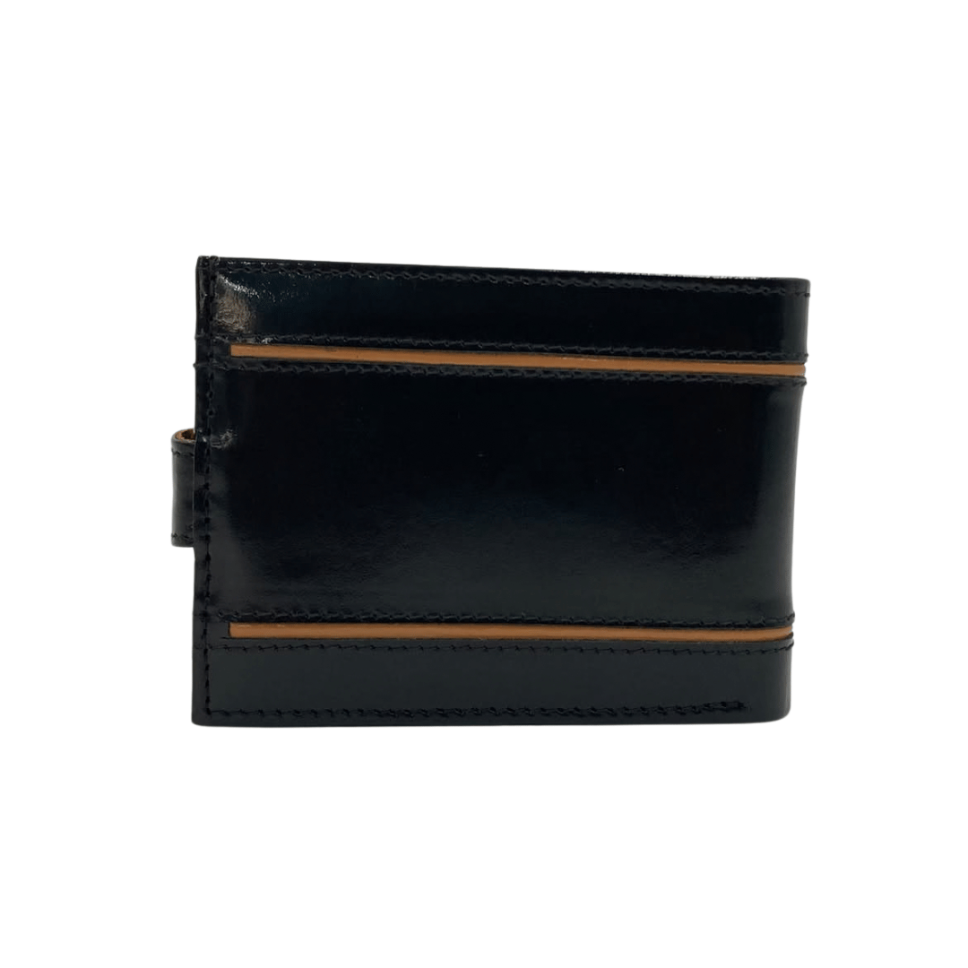 Classic Men's Waterproof Bifold Leather Wallet with Flip ID Window # 892L (D.L.)