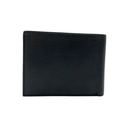 Mens Genuine Leather Mens wallet Leather Lined Bi fold Wallet For Men # 1013
