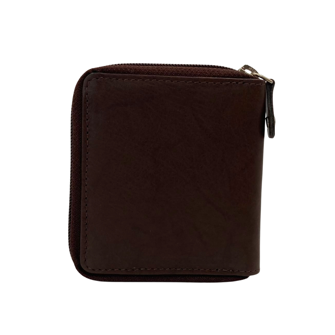 Fullzip leather mens Wallet #664CZ