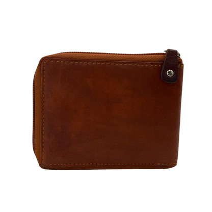 Fullzip leather mens Wallet #1013Z