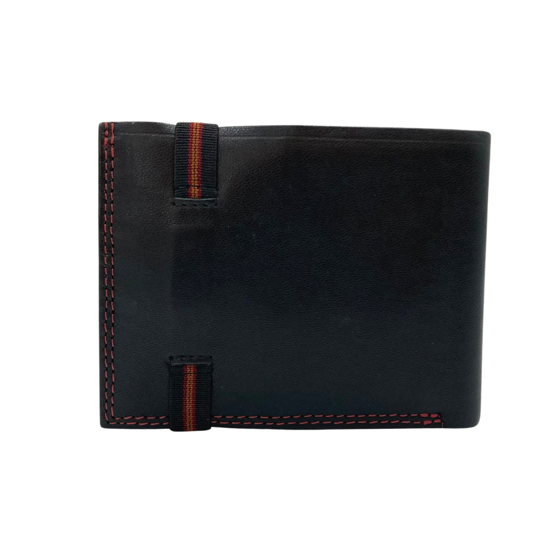 Mens Genuine Leather Mens wallet Leather Lined Bi fold Wallet For Men # 1406 EL