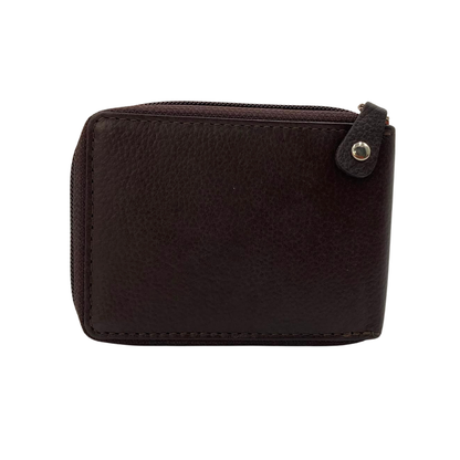 Fullzip leather mens Wallet #1756Z