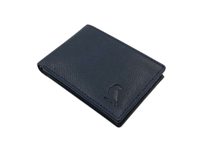 VacaPelle 10-12 Card Billfold Genuine Leather Wallet # 1074