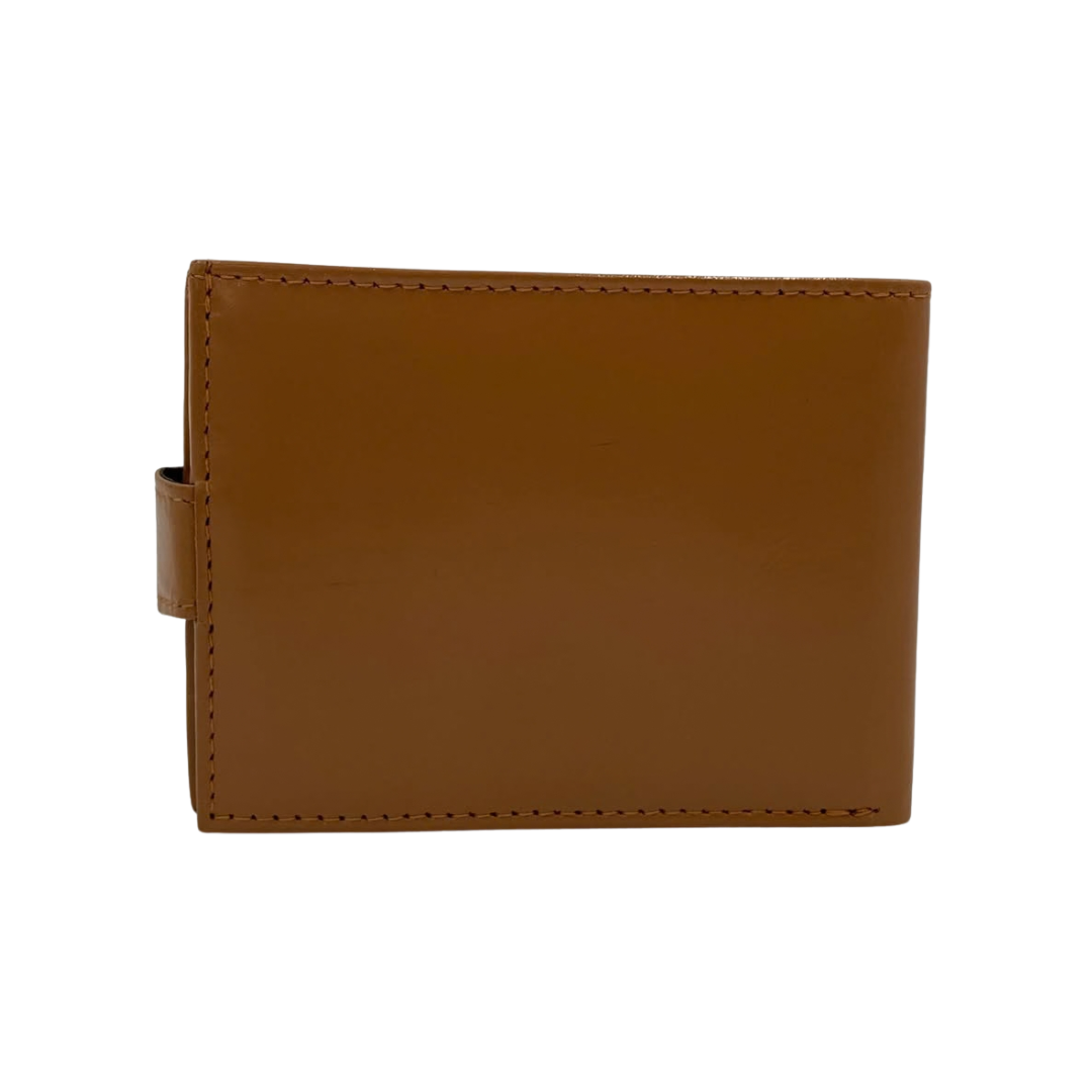 Classic Men's Waterproof Bifold Leather Wallet with Flip ID Window #892L