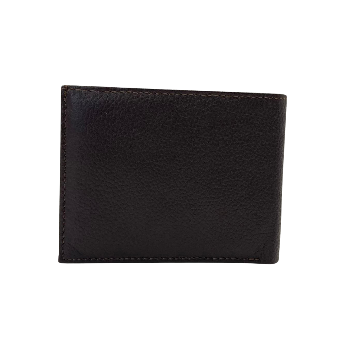 Antq, Smooth Leather Wallet With Inside Leather Lining # 1890C