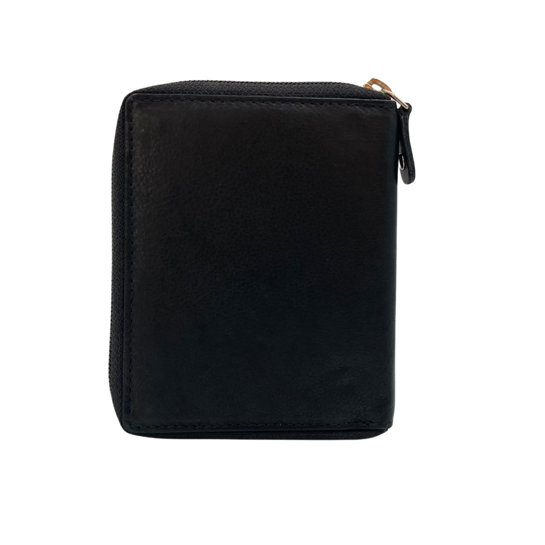 Fullzip leather mens Wallet #621CZ