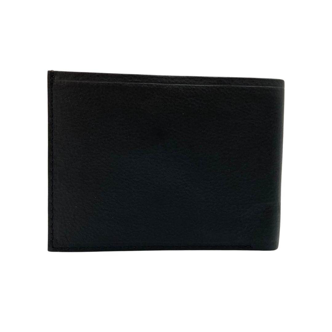 Antq, Smooth Leather Wallet With Inside Leather Lining # 1886C