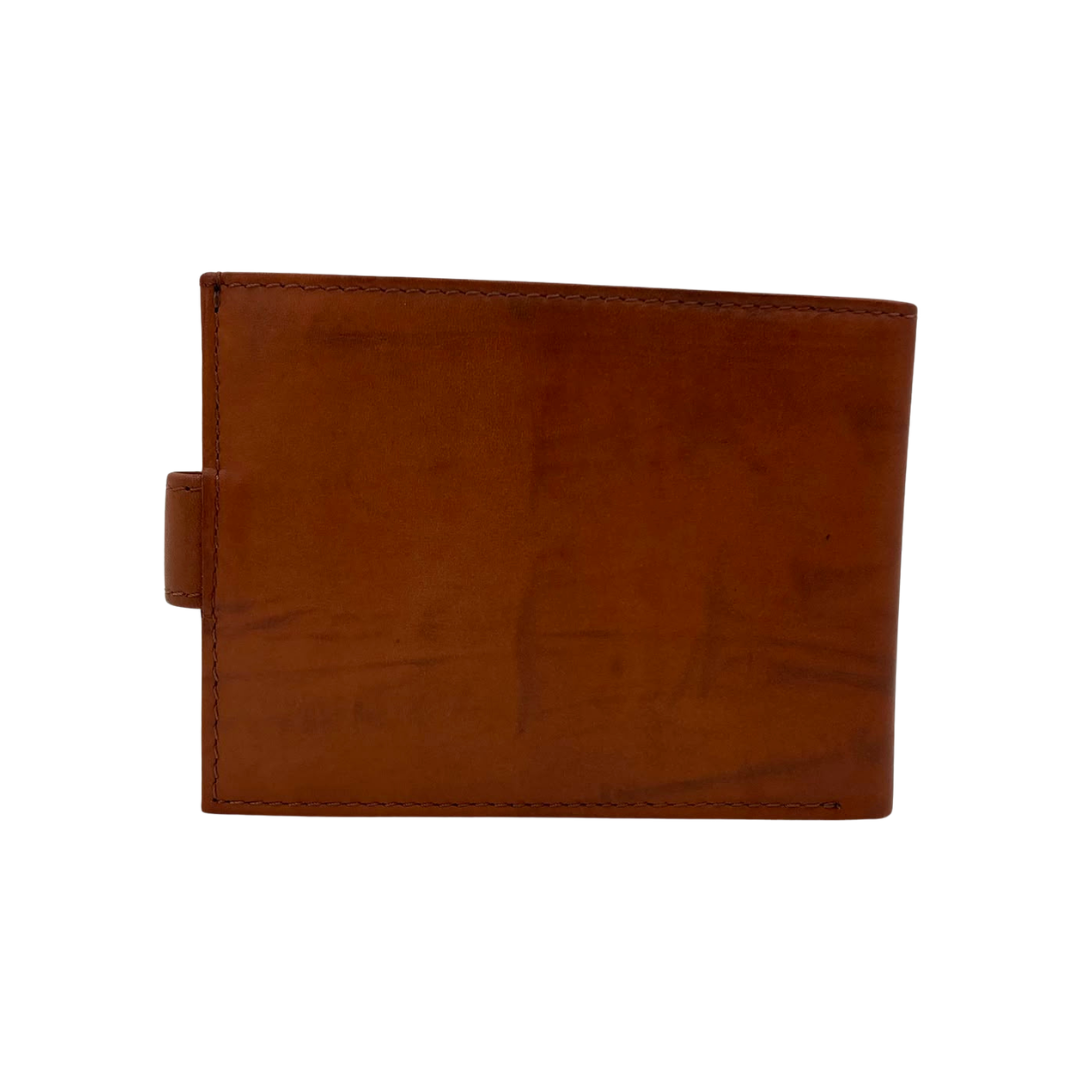 Antq, Smooth Leather Wallet With Inside Leather Lining # 1888L