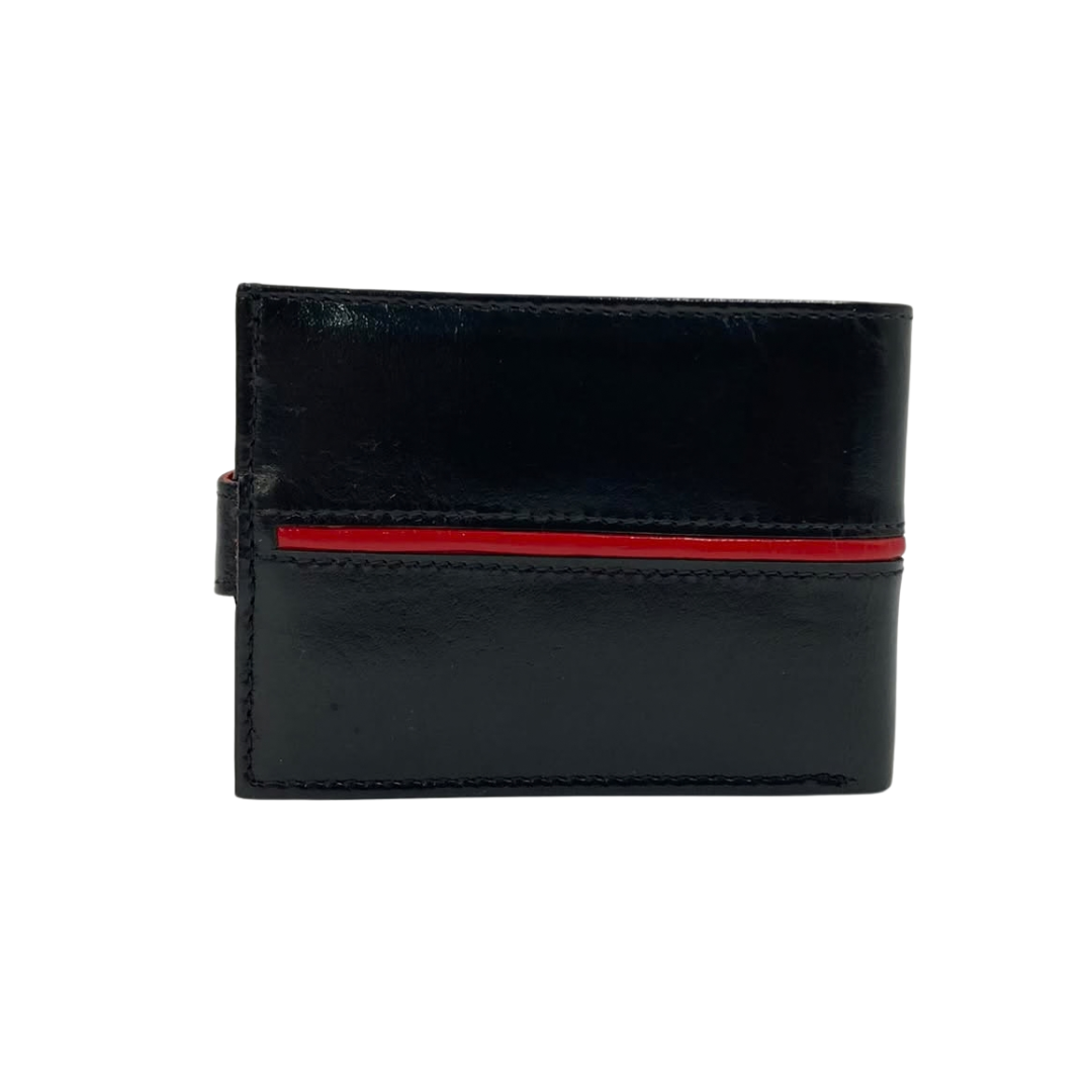 Classic Men's Waterproof Bifold Leather Wallet with Flip ID Window # 892L (C.L.)