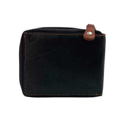 Fullzip leather mens Wallet #1426Z