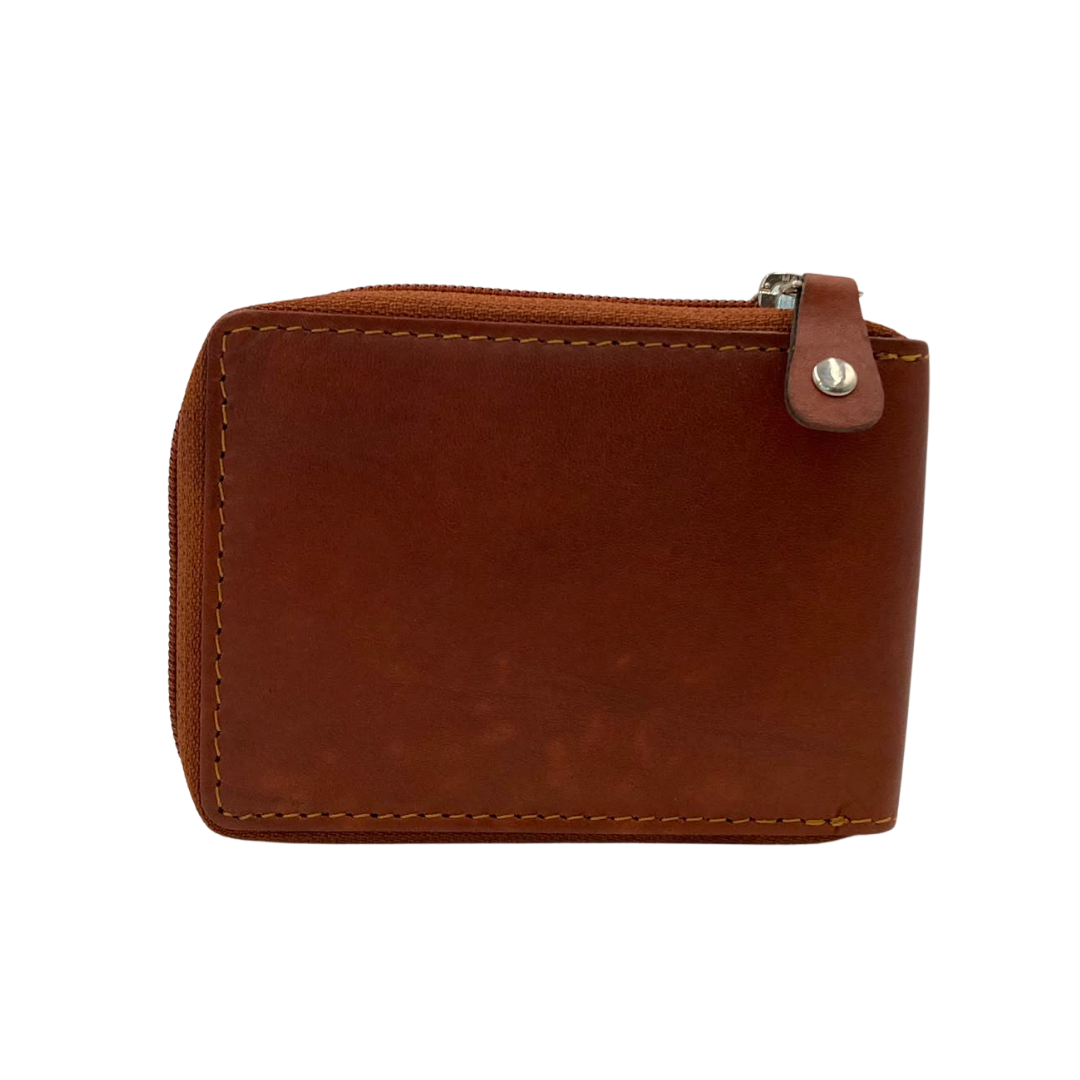 Fullzip leather mens Wallet #1756Z