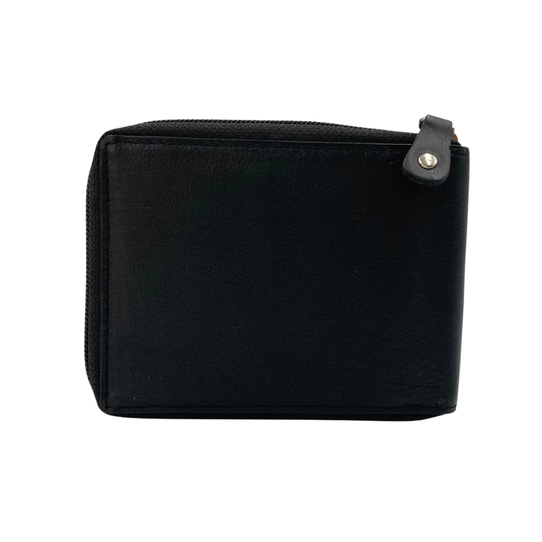 Fullzip leather mens Wallet #1406Z