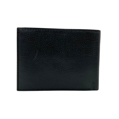Mens Genuine Leather Mens wallet Leather Lined Bi fold Wallet For Men # 1013