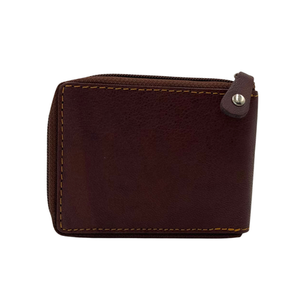 Fullzip leather mens Wallet #892Z