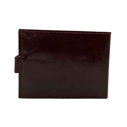 Classic Men's Waterproof Bifold Leather Wallet with Flip ID Window #892L