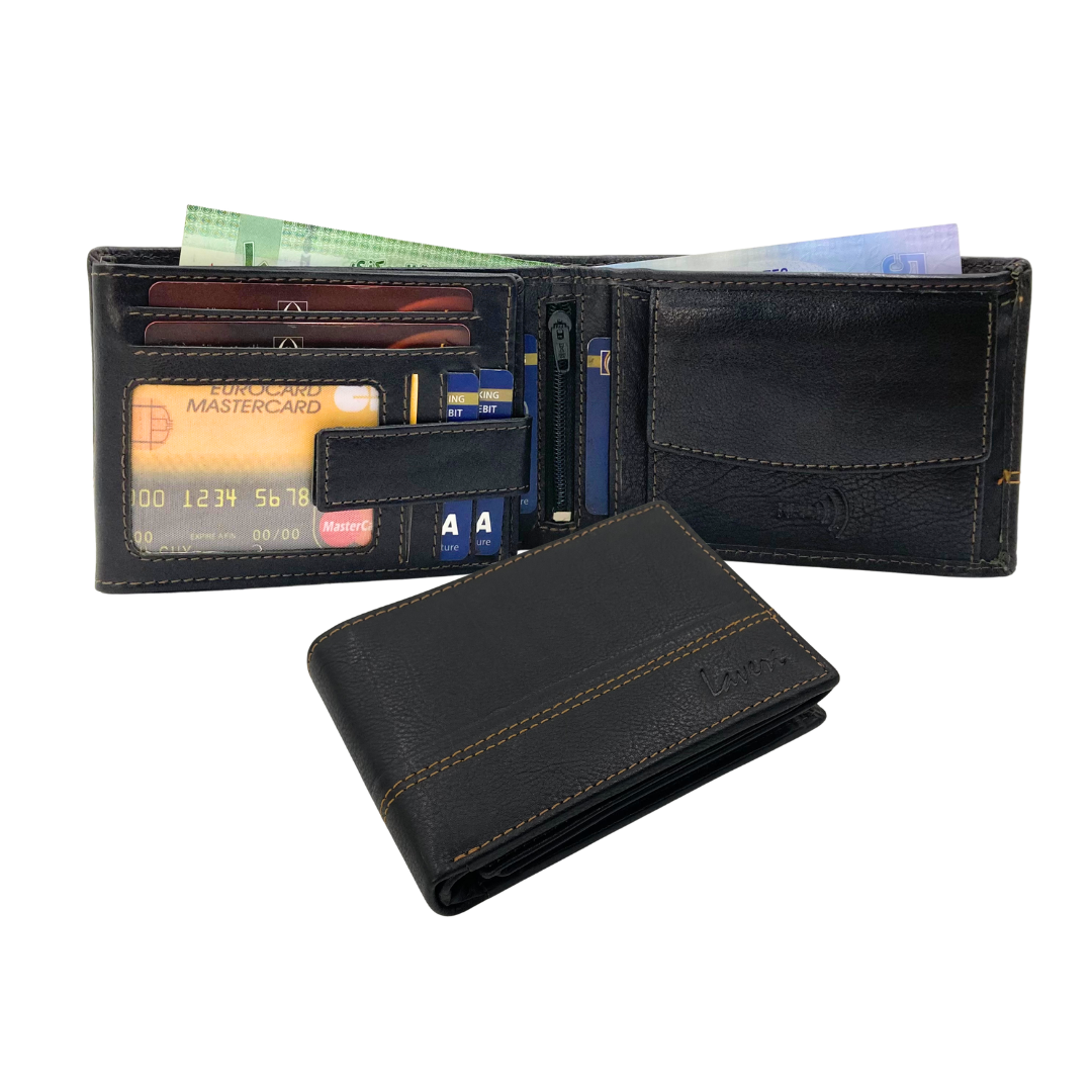 Shield Collection Bi-Fold RFID Wallet # 1644B