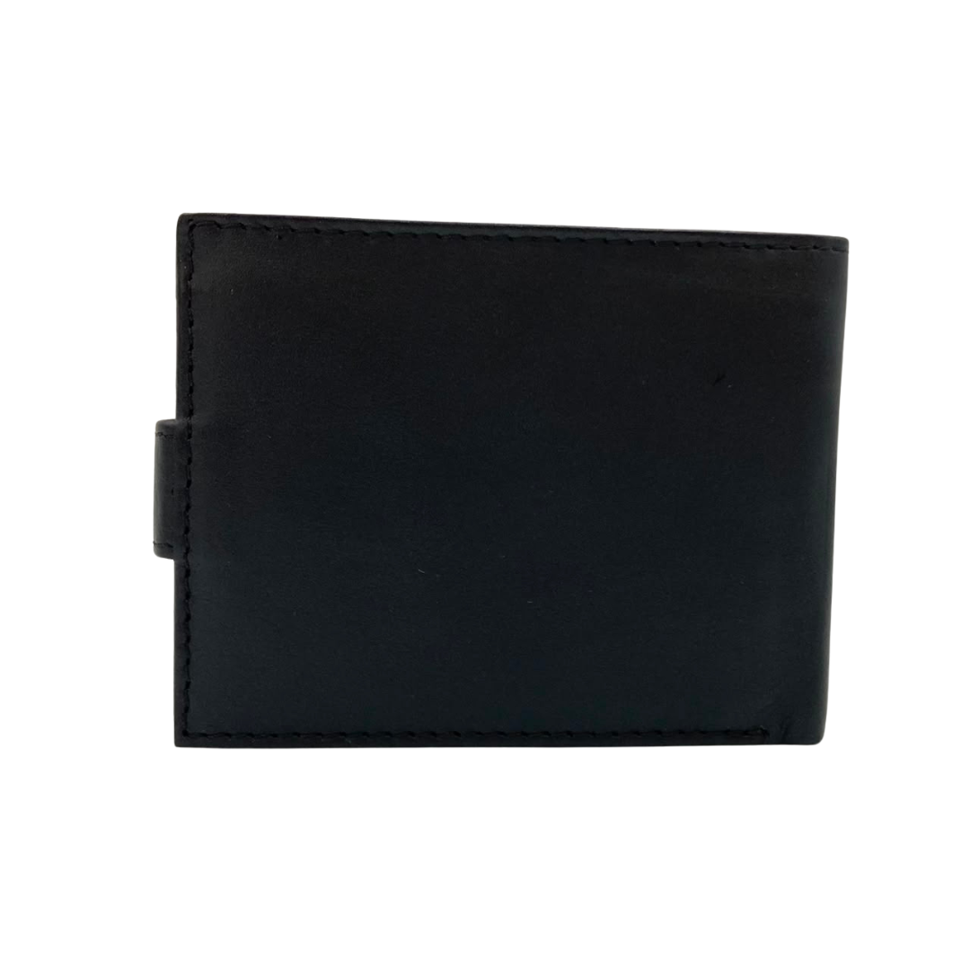 Mens Genuine Leather Mens wallet Leather Lined Bi fold Wallet For Men # 1013L