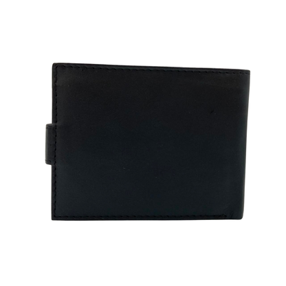 Mens Genuine Leather Mens wallet Leather Lined Bi fold Wallet For Men # 1013L