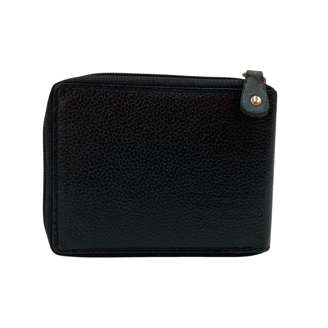 Fullzip leather mens Wallet #1013Z