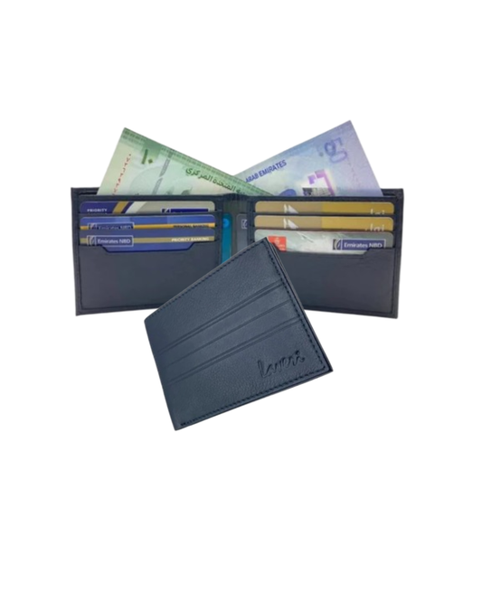 Slim & Compact Leather Bi-Fold Wallet # 4538
