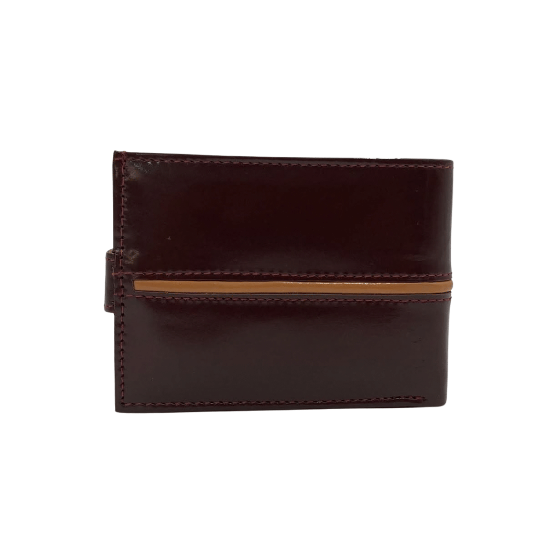 Classic Men's Waterproof Bifold Leather Wallet with Flip ID Window # 892L (C.L.)