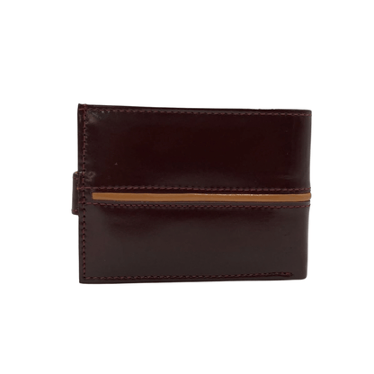 Classic Men's Waterproof Bifold Leather Wallet with Flip ID Window # 892L (C.L.)