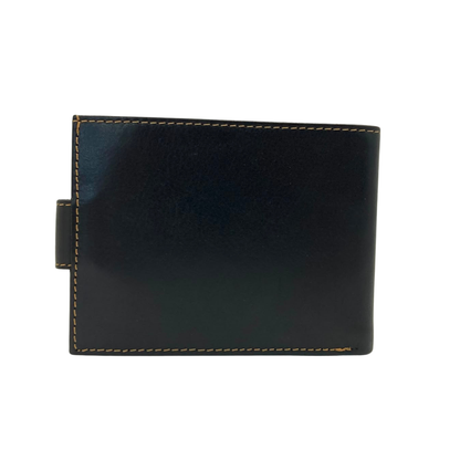 Antq, Smooth Leather Wallet With Inside Leather Lining # 1888L