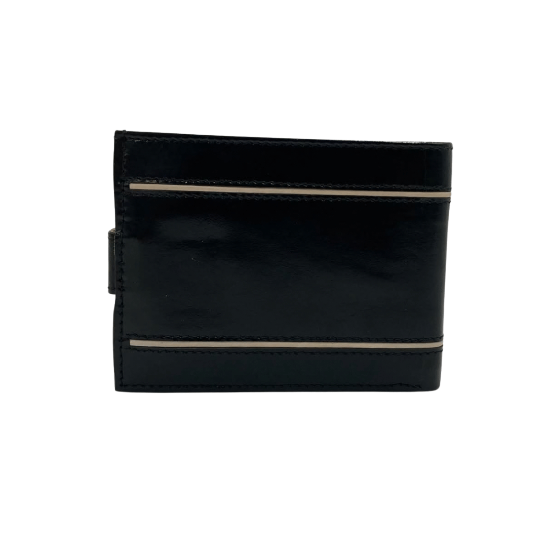 Classic Men's Waterproof Bifold Leather Wallet with Flip ID Window # 892L (D.L.)