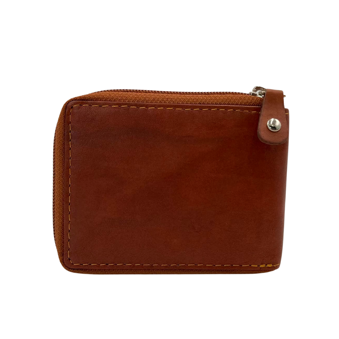 Fullzip leather mens Wallet #892Z