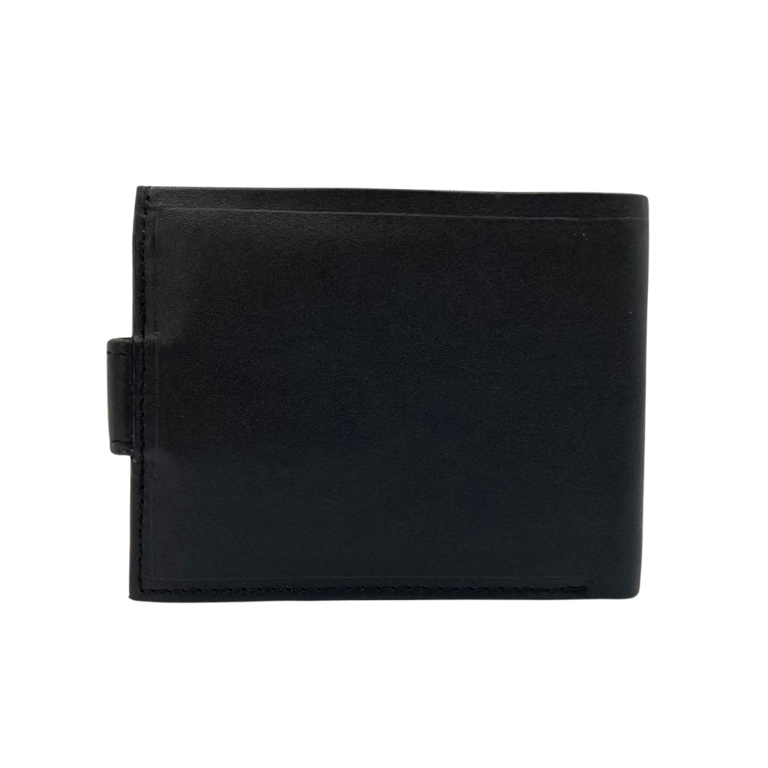 Mens Genuine Leather Mens wallet Leather Lined Bi fold Wallet For Men # 983AL
