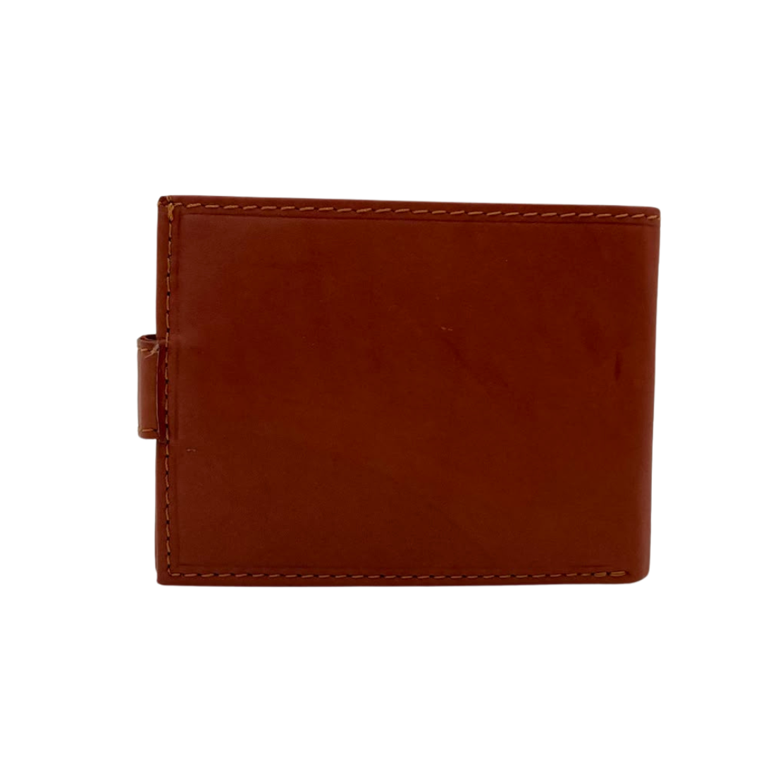 Mens Genuine Leather Mens wallet Leather Lined Bi fold Wallet For Men # 892L