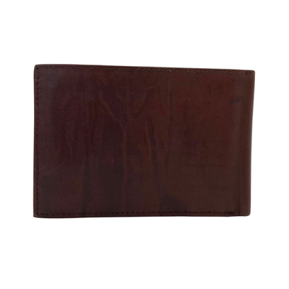 Antq, Smooth Leather Wallet With Inside Leather Lining # JD-690A