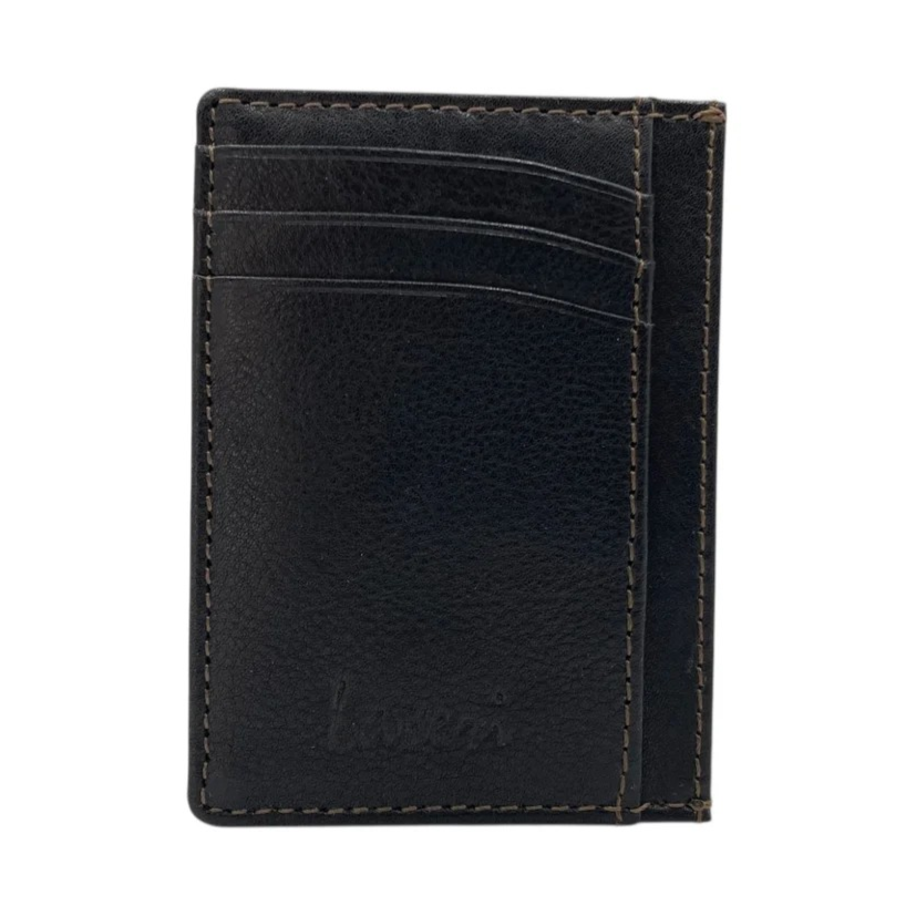 Super Slim Soft Genuine Leather Card Holder, Mini Credit Card Wallet # 1598N