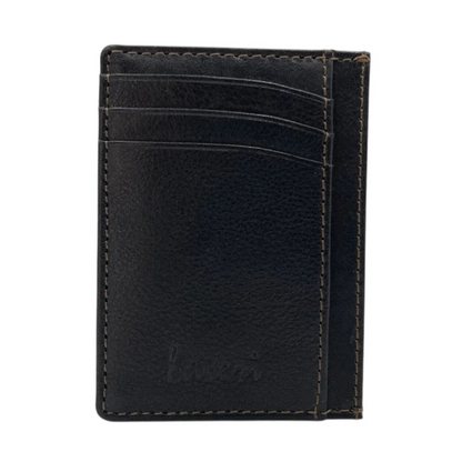 Super Slim Soft Genuine Leather Card Holder, Mini Credit Card Wallet # 1598N