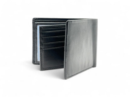 Smooth Premium 18 Card Billfold RFID Wallet with Coin Pocket #983CP