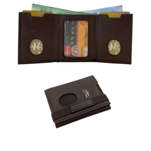Trifold Wallet Compact Size Card & Coins # 4519[ZIP]