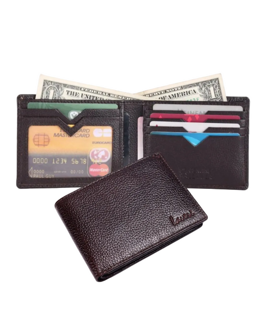 Pebble Texture Billfold Wallet # 1138