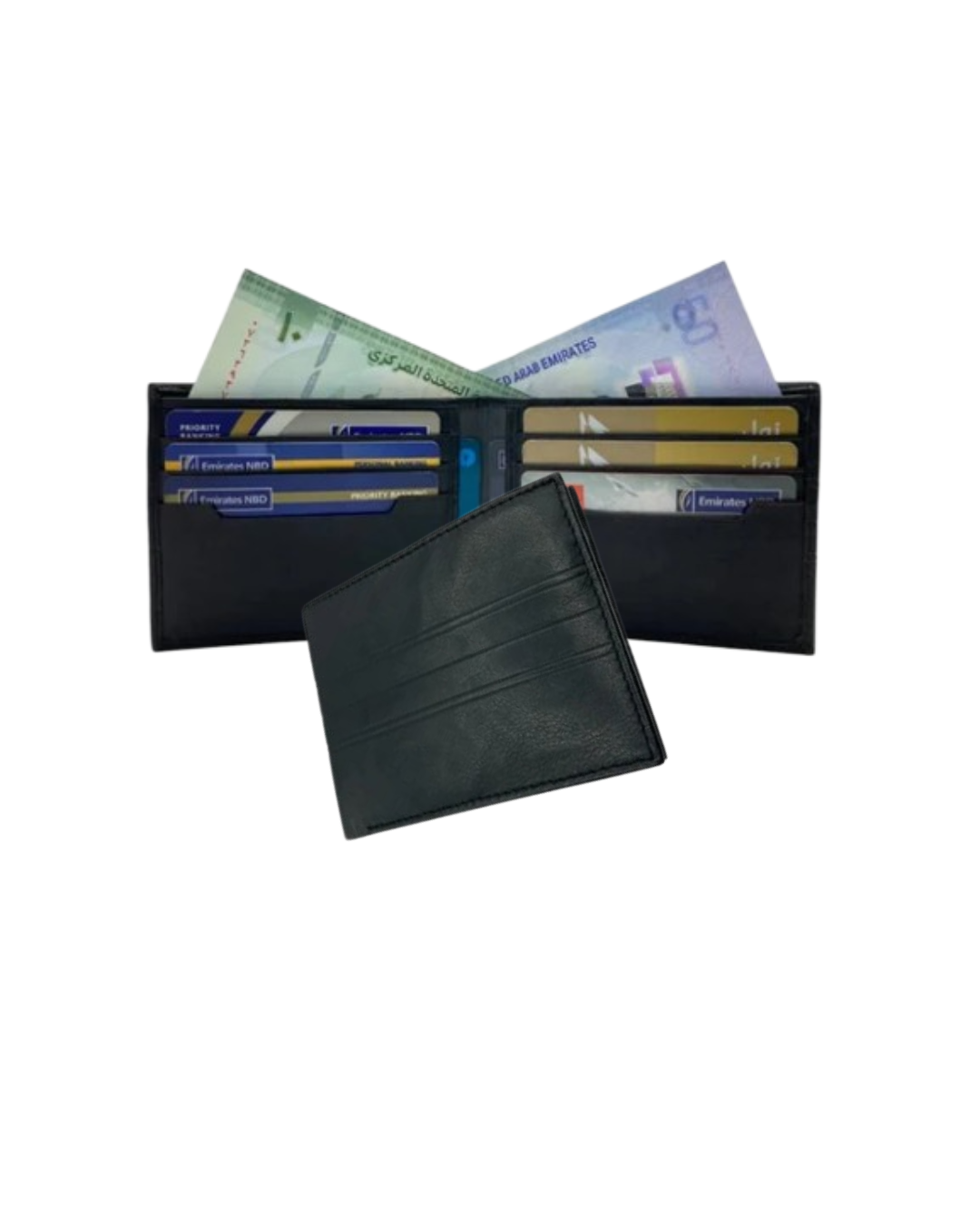 Slim & Compact Leather Bi-Fold Wallet # 4538