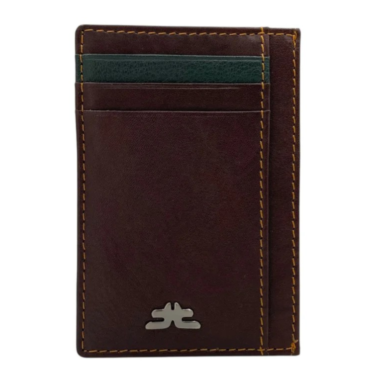 Super Slim Soft Genuine Leather Card Holder, Mini Credit Card Wallet # 1598N PHOTO